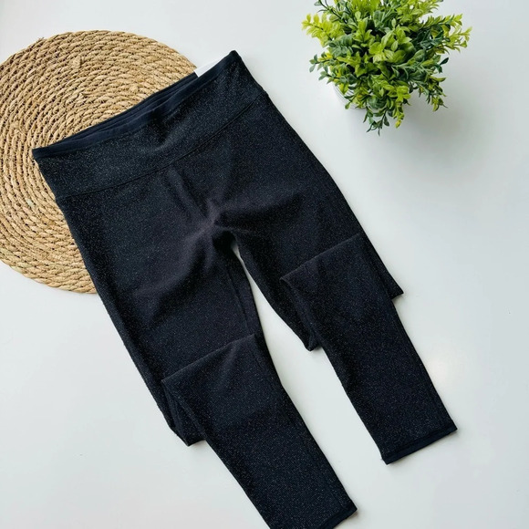 AERIE Chill Play Move Glitter Leggings Size Medium NWT - Picture 1 of 10